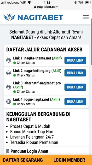 Link Alternatif Nagitabet Untuk Pengguna Android Indonesia