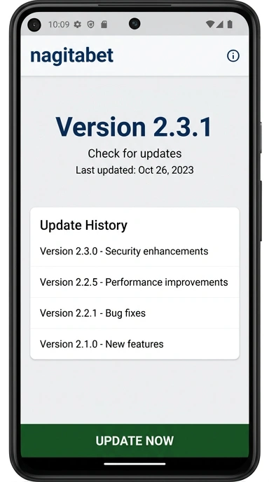 Riwayat Versi Terbaru untuk nagitabet di Android